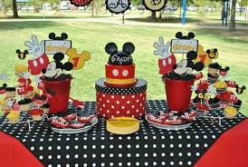Mickey Mouse Table Cloth Mickey Mouse Party Decorations Mickey Birthday Party Mickey Mouse Birthday