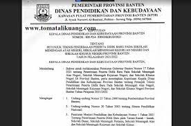 Petunjuk teknis juknis ppdb madrasah (ra mi mts ma mak) tahun pelajaran 2021/2022 ini diterbitkan dengan keputusan dirjen pendis nomor 7292 tahun 2020. Juknis Ppdb Sman Smkn Provinsi Banten Tahun Pelajaran 2021 2022 Pdf Resmi
