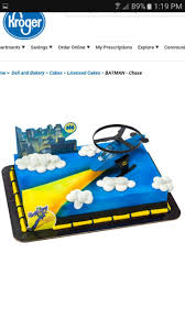 Kroger cakes come in many design styles, so it is easy to find a cake for a birthday, baby shower, or even a wedding. Batman Chasing Joker Cake Kroger Joker Cake Bakery Cakes 4th Birthday