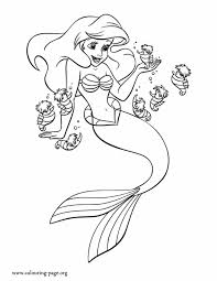 Printable princess ariel's wedding coloring page. Ariel The Mermaid Coloring Pages Coloring Home