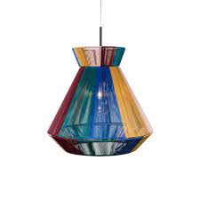 Go chic with a flush mount chandelier flush mount ceiling lights tend to blend into their surroundings, giving light without attracting a lot of attention. Multi Coloured Nylon String Ceiling Pendant Light Lighting Company