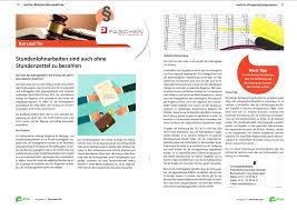 Stundenzettel vorlage für word und pdf. Publikationen Archiv é 5 å…±21 Paschen Rechtsanwalte