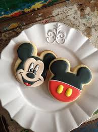 433 Mickey Mouse Cookies Sugar Cookies Decorated Disney Cookies