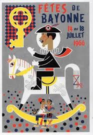 Epingle Par Irene Darnau Sur Bayonne France Fete De Bayonne Bayonne Affiches Retro