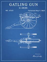 So, how does the gatling feel? Gatling Gun Patent Drawing By Dan Sproul