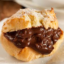Chocolate Cream Puffs Homemade Cream Puffs Dessert Recipes Filling Recipes