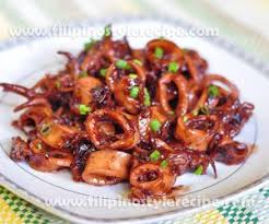 Stir Fry Squid In Oyster Sauce Filipino Style Recipe Squid Recipes Octopus Recipes Cooking Seafood