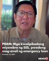 Huy mga peeps, pansinin nyo naman si PBBM. Tingnan nyo oh pati mundane  advisory ng member benefit ng SSS na matagal ng meron eh sya pa nag a  announce.