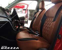 Maruti Suzuki Vitara Brezza Seat Cover Installed By Team Ff Car Accessories Chennai Car Seats Car Accessories Seating