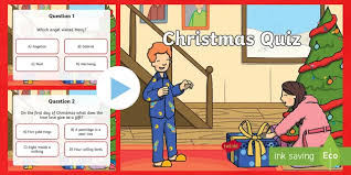 Uncover amazing facts as you test your christmas trivia knowledge. Quiz Powerpoint Download Christmas Twinkl