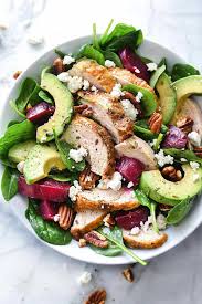 Pin By Cecile Espinasse On Healthy Food Healthy Healthy Recipes Spinach Salad With Chicken