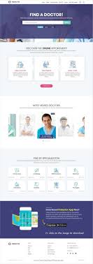 Findoctor Doctors Directory And Book Online Template Healthcare Website Doctor Directory Website Template