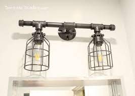 · 36 comments · this post may contain affiliate links · this blog generates income via ads and sponsored posts · this blog uses cookies · see our privacy policy for more info filed. Diy Industrial Pipe Light Fixture Farmhouse Bathroom Domestic Deadline