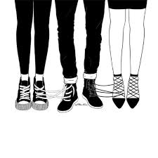 Complicated Love On We Heart It Triangle Art Black And White Illustration Love Illustration
