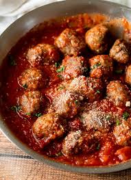 Baked Meatballs Recipe Recipe Easy Italian Meatballs Meatball Recipes Easy Easy Italian Meatball Recipe
