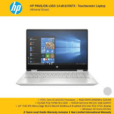 You're always connected, no matter where you are. Hp Pavilion X360 14 Dh1056tx Touchscreen Laptop Mineral Silver Electronics Computers Laptops On Carousell