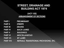 Return to article details section 95(2) of the street, drainage and building act 1974 download download pdf. Building Legislations And Regulations 1 Town And Country Planning Act 1976 Act 172 2 Street Drainage And Building Act 1974 Act 133 3 Uniform Ppt Download