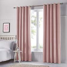 Tyla Pink Blackout Eyelet Curtains Dunelm Girls Bedroom Curtains Pink Bedroom Curtains Bedroom Design
