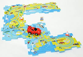 Themed Vehicles Puzzle Track Play Set Playset