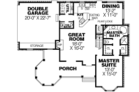 Some 2 story house plans in the collection below feature the master suite on the main level, while the other bedrooms (or most of them) are presented on for the best of both worlds, select a 2 story floor plan that offers dual master suites — one on each level. Victorian House Plan 3 Bedrooms 2 Bath 2044 Sq Ft Plan 27 177