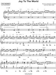 Purchase, download and print sheet music pdf file now! The Theorist Joy To The World Sheet Music Piano Solo In C Major Download Print Sku Mn0180126