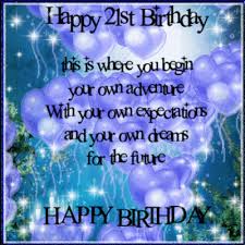 Free Happy 21st Birthday Cards Page 1 Line 17qq Com Great happy 21st birthday quotes and sayings.