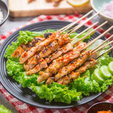 Spicy Taichan Chicken Satay Easy Meat Recipes Chicken Satay Poultry Recipes