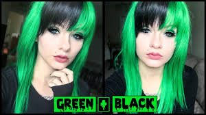 If you have virgin black hair—aka hair that hasn't ever been dyed—you're going to have a much easier time with dyeing black hair brown than someone who has colored their hair black. Dying My Hair Green Black How To Dye A Wig Heythereimshannon Youtube