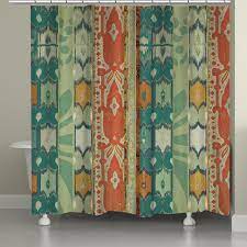 Cheap shower curtains, buy quality home & garden directly from china suppliers:bathroom shower curtain 3d waterproof mildew proof peva bath curtain shower curtains environmental toilet. Laural Home Green Ikat Shower Curtain 71 Inch X 74 Inch On Sale Overstock 10676140