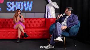 Its.PORN - Jessica Sodi squirts on shy big penis fan in Juan Bustos SHOW  ft. Khloe & Melanie