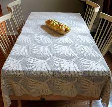 crochete palm leaf nappe couvre lit grande fonce creme couleur etsy leaf tablecloth table cloth green tablecloth