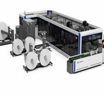 China PP Woven Block Bottom Valve Sack Making Machine ...