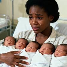 In 1995 he left, abandoning her with five black children: 30 years later  the truth shocked everyone! The newborn quintuplets immediately filled the  maternity ward with cries and noise. But the young