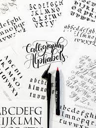 You might also want to check out the free calligraphy printable. Calligraphy Alphabets What Are Lettering Styles Free Worksheets