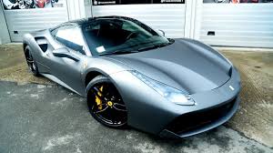 Find the best ferrari 488 spider for sale near you. Ferrari 488 Gtb Wrapped Matte Charcoal Grey Youtube