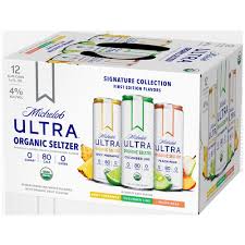 Try spicy pineapple, peach pear, & cucumber lime today! Michelob Ultra Hard Seltzer Variety 12pk Can