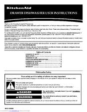 kitchenaid kudd03dtss10 manuals