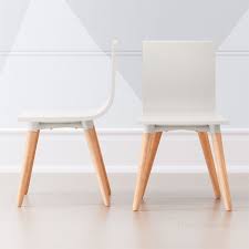 Pint Sized White Toddler Chair Set Of 2 Reviews Crate And Barrel Toddler Chair Kids Table And Chairs Table And Chair Sets