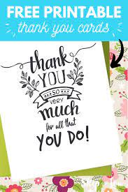 Check out our gratitude card selection for the very best in unique or custom, handmade pieces from our blank cards shops. Free Printable Thank You Cards Printable Thank You Cards Teacher Thank You Cards Free Printable Card Templates