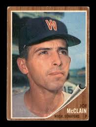 1962 Topps Set Break #324 Joe McCain VG *OBGcards*