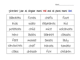 This lesson discusses the variety of ways in which english plural nouns are formed from the corresponding singular forms, as well as various issues concerning the usage of singulars and plurals in english. Fancy Free In 4th Plurals Nouns Singular And Plural Nouns