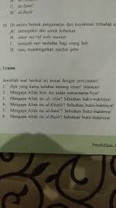 Maybe you would like to learn more about one of these? Mengapa Allah Itu Al Basir Sebutkan Bukti Buktinya Coba Sebutkan