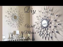 Diy Dollar Tree Diy Mirrored Wall Art Decor Zgallerie Inspired Diy Home Decor 2018 Youtube Diyhom Mirror Wall Decor Glam Wall Decor Diy Wall Art Decor