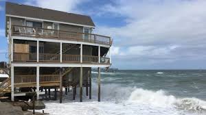 These islands weave their way through various east coast waterways, including the pamlico sound, albemarle sound. Nc Outer Banks House Falling Into Ocean Because Of Hurricane Chris Raleigh News Observer