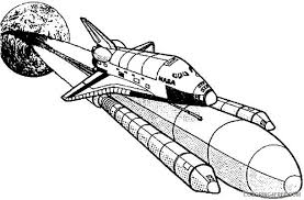 The set includes facts about parachutes, the statue of liberty, and more. Space Coloring Pages Nasa Space Shuttle Launch Coloring4free Coloring4free Com