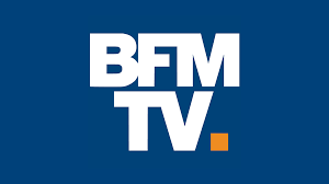 This logo image consists only of simple geometric shapes or text. Bfmtv Logo Fondation Jasmin Roy