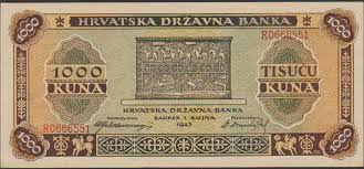 You should be able to see and feel that genuine banknotes are worth far more than the paper they are. Croatia 1000 Kuna Banknote 1943 Unz Grade Ma Shops