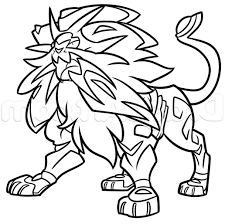 How To Draw Solgaleo Dessin Pokemon Coloriage Pokemon Dessin