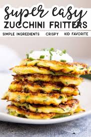 These Easy Zucchini Fritters Are A Great Way To Use Up All That Summer Zucchini It S Such An Easy Recipe That Makes For Easy Zucchini Fritter Recipes Fritters