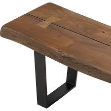 How to build a modern outdoor bench or coffee table using a simple finger joint configuration. Yukon Small Coffee Table Bench Coffee Table Bench Small Coffee Table Coffee Table Crate And Barrel